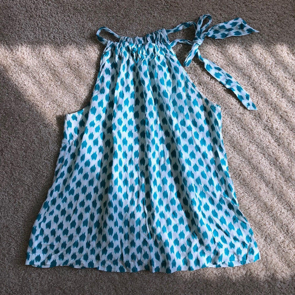 Tie-neck Tank Blouse